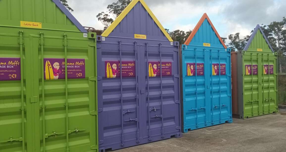 Mumma Moffs Unveils Vibrant Transformation of Self-Storage Containers